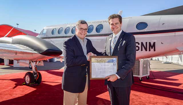 Beechcraft Sets San Diego-Orlando Speed Record with Multi-Mission King Air 350ER