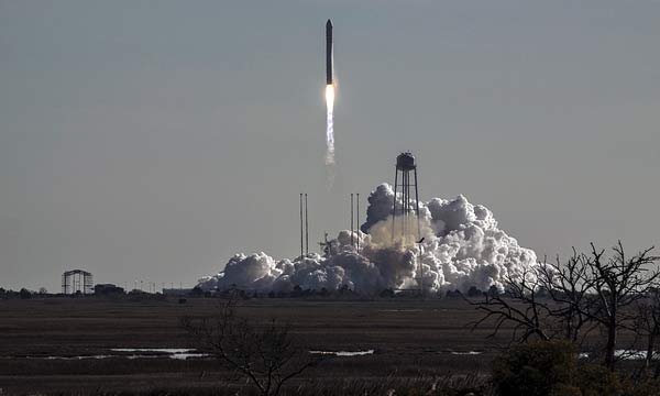 ATK Motor Boosts Orbital's Antares™ Rocket into Orbit for First Commercial Resupply Mission