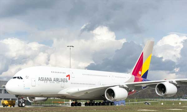 First  A380 for Asiana Airlines shines in full livery 
