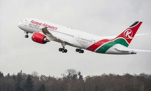 Boeing Delivers First 787 Dreamliner to Kenya Airways