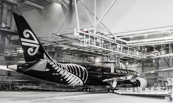Boeing, Air New Zealand Unveil Livery of First 787-9 Dreamliner to Deliver