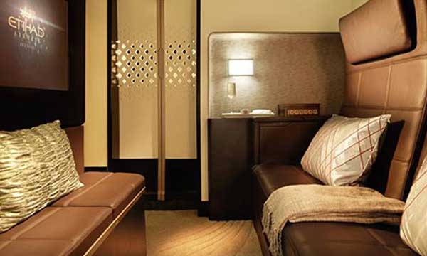 Etihad Airways has unveiled the world’s first private multi-room cabin on a commercial passenger aircraft.  
