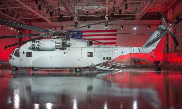 Sikorsky Unveils CH-53K Helicopter; U.S. Marine Corps Reveals Aircraft Name
