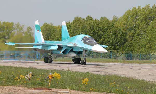 The Russian Air Force receives new Su-34