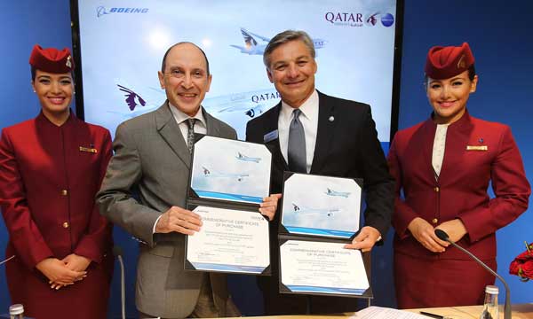 Boeing, Qatar Airways Finalize Order for 50 777Xs