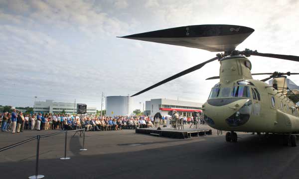 Boeing Delivers First U.S. Army Multiyear II Configured Chinook