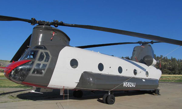 The FAA approved a restricted type certificate on the Chinook CH-47D helicopter