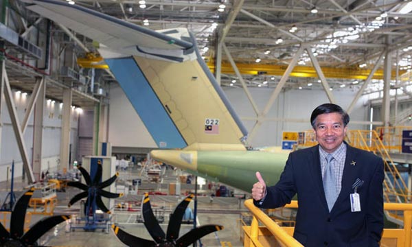 Royal Malaysian Air Force Chief views first Airbus A400M