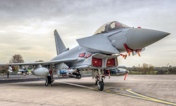 Typhoon fitted with Brimstone missile for the first time