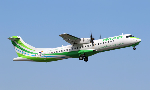 Binter takes delivery of its first ATR 72-600