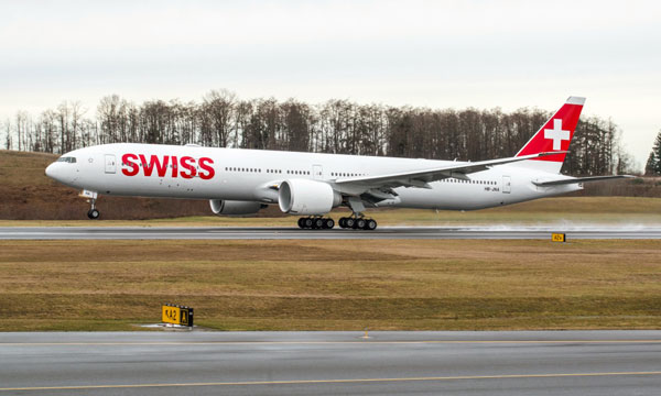 SWISS Celebrate Delivery of Airline's First 777-300ER